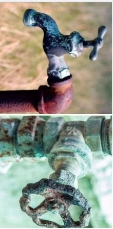 Photo of Old broken tap for craft project (Kit Green WN5) #1