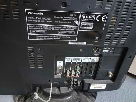 Photo of free Panasonic TX L19C20B - 18.5" LCD TV (Bloomfield) #2