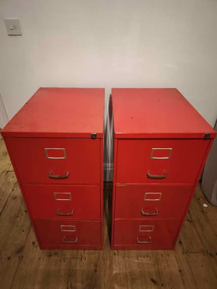 Photo of free Red filing cabinets (Tulse hill) #3