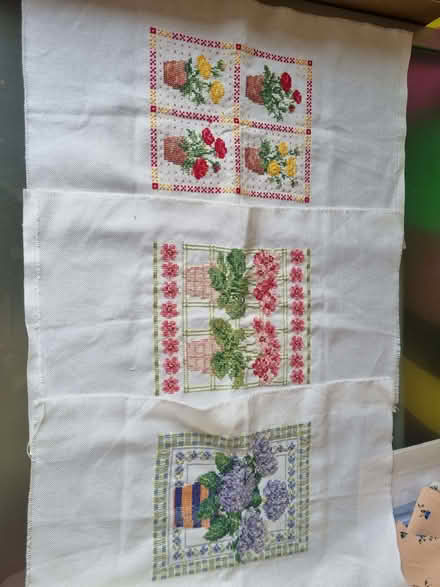Photo of free 3 cross stitch floral pictures (Enfield EN1) #1