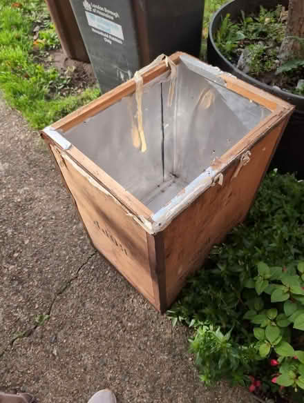 Photo of free Tea crate (Hanworth) #3