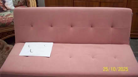 Photo of free Pink click-clack sofa bed suitable for a child stay-over (Crossgates LD1) #1