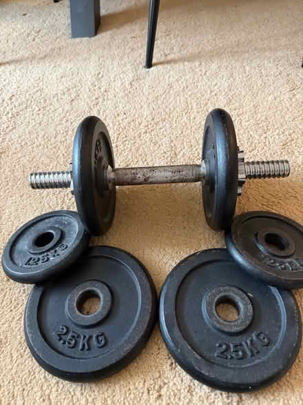 Photo of free Single dumbbell (Newbury RG14) #1