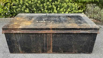 Photo of free Large Vintage Metal Trunk (Prestwood HP16) #2