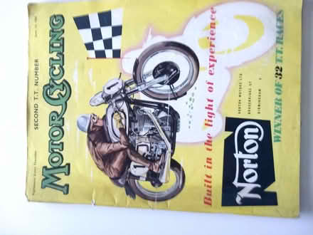 Photo of free Motor Cycling Magazines from 1955 to 1957 (Dunblane FK15) #1