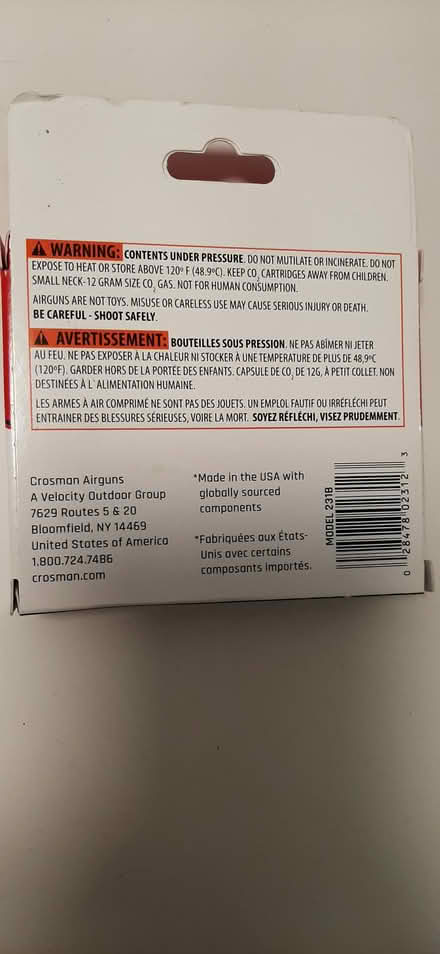 Photo of free Powerlet 12g CO2 cartridges (Hazeldean / Castlefrank) #2