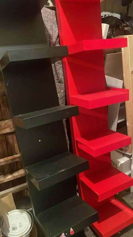 Photo of free IKEA shelves black and red (Clonskeagh) #1