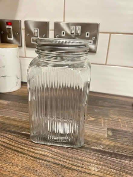 Photo of free Glass Jar with lid (Middleton) #4