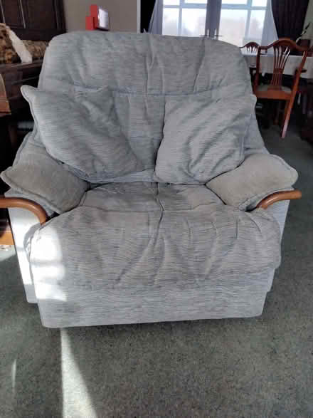 Photo of free 3-seater sofa and arm chair (Yateley GU46) #3