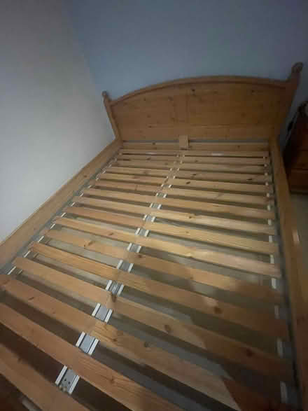 Photo of free Wooden bed frame, IKEA Dokka (BR3, Park Langley) #1