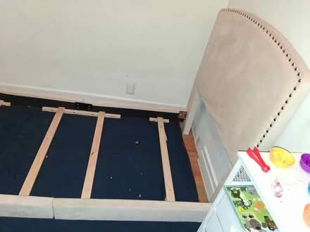 Photo of free Twin Sized Headboard and Bedframe (Hell's Kitchen) #3
