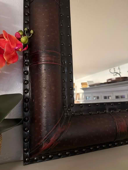 Photo of free leather look mirror (Marysville) #2