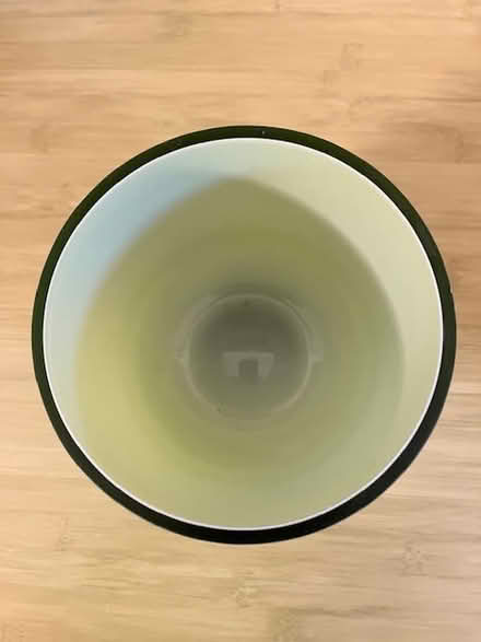 Photo of free Green Glass Plant Pot (west of Watertown Square) #2