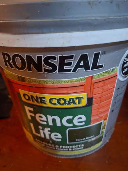 Photo of free One coat fence life forest green (Sainsburys GL52) #1