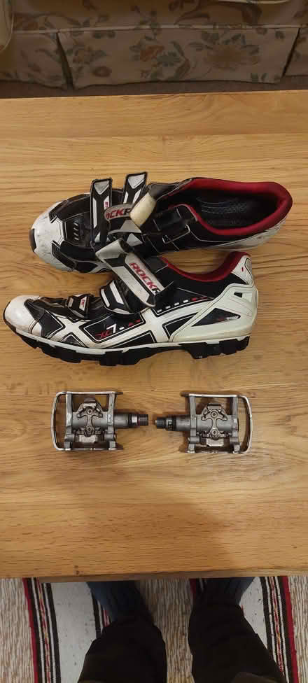 Photo of free Clip bike pedals with matching shoes (University Area RG1) #1