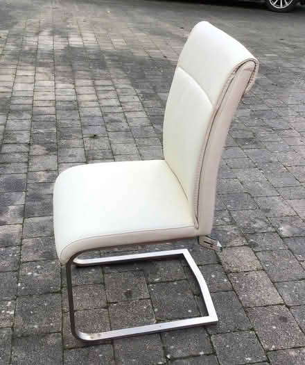 Photo of free Single White Dining Chair (Newby CA10) #2