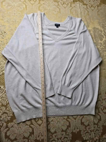 Photo of free Beige V-neck Sweater (Torrid 5) (West 7th) #3