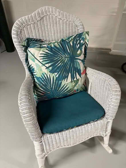 Photo of free Wicker Chair (Holmdel Park) #1