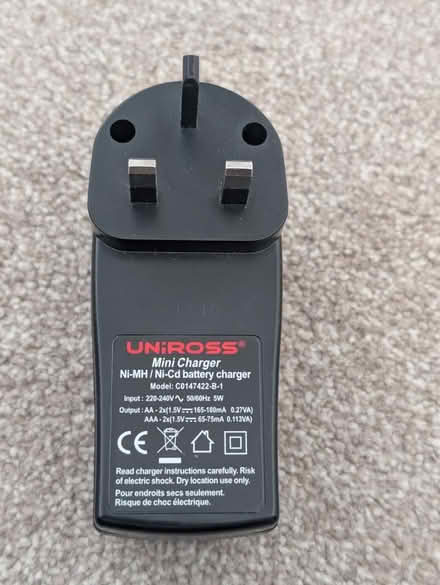 Photo of free Battery charger (Bourne, PE10) #2
