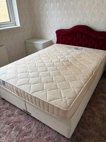 Photo of free Double bed mattress and headboard (Tring HP23) #1