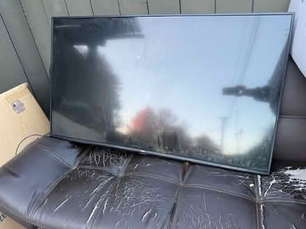 Photo of free Large flat screen TV monitor (Valencia Avenue, Sunnyvale) #1