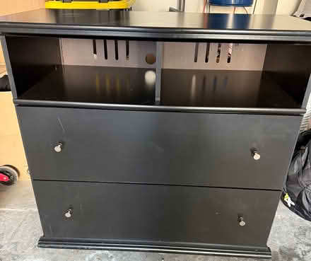 Photo of free Black 2 large drawer Dresser (Stoughton off 138) #1