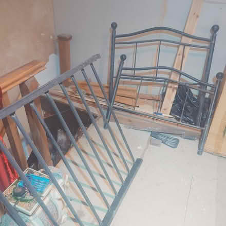 Photo of free Single Black Steel bed frame (Torquay TQ1) #1