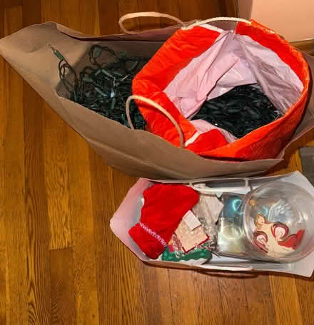 Photo of free Christmas ornaments/lights (N Cambridge near Matignon) #1