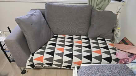 Photo of free Grey Fabric 2-Seater Chaise Sofa (Candy Street E3) #1