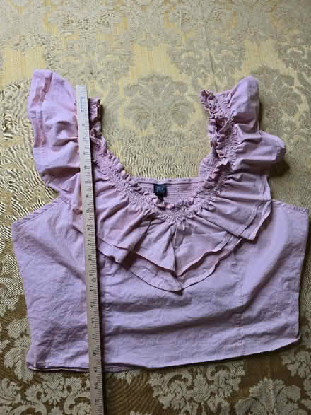 Photo of free Pink Ruffly Crop Top(Wild Fable 4x) (West 7th) #3