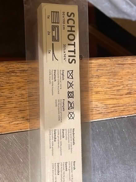 Photo of free IKEA SCHOTTIS , pleated window blind, light filtering, white (Llandrindod LD1) #1