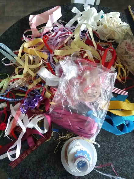 Photo of free Lots of ribbons, for crafts or wrapping presents, etc (Millhouses S7) #2