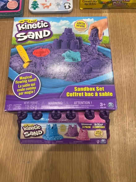 Photo of free Kinetic sand and sandbox set (Old Town) #1