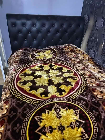 Photo of free Black wardrobe mirror, sofas and bed with mattress (Gun Quarter B19) #2