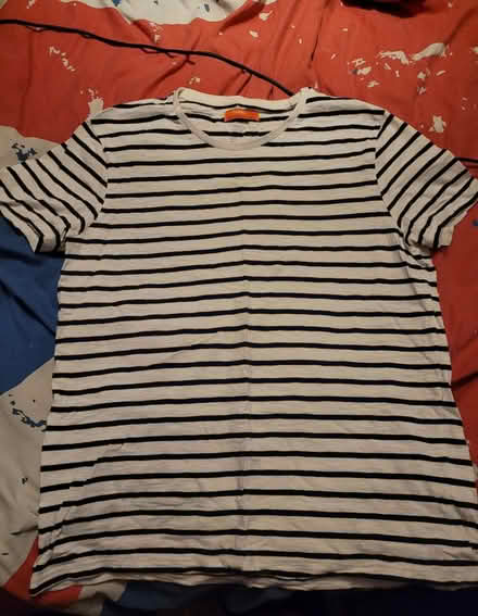 Photo of free Black and white shirt, size L XL (Shard End, B34) #1