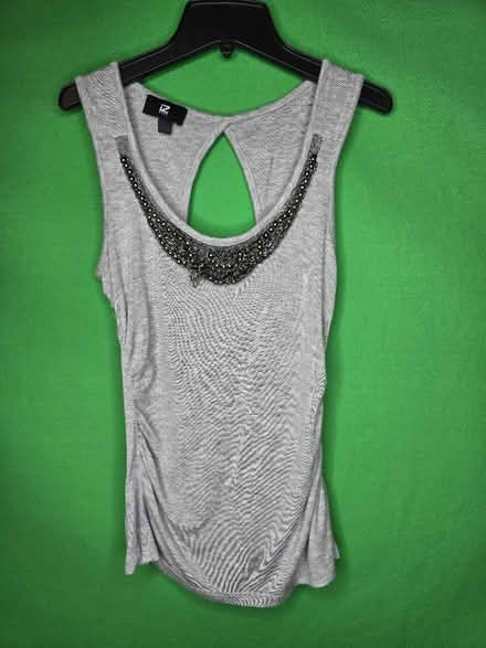 Photo of free Beaded Gray Tank Top (iZ Byer M) (West 7th) #1