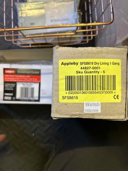 Photo of free Electrical back boxes (Emmer Green (RG4)) #2