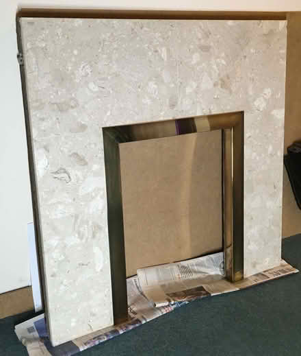 Photo of free Fireplace surround and back panel (IP5) #3