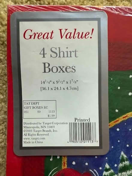 Photo of free Holiday Gift Boxes (Cupertino - DeAnza and 280) #3