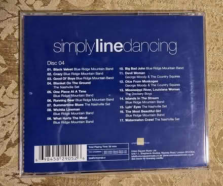 Photo of free Simply Line Dancing CD disc 04 (West 7th) #2