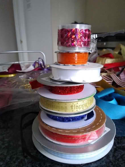 Photo of free Lots of ribbons, for crafts or wrapping presents, etc (Millhouses S7) #1