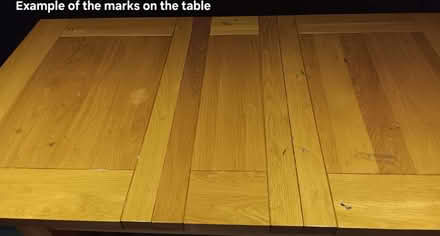 Photo of free Solid oak dining table + 5 chairs (Fort Pitt ME4) #2