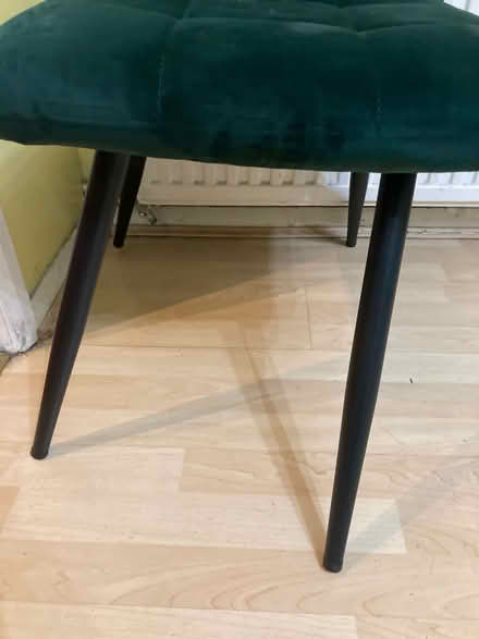 Photo of free Dark green vanity chair (BR2) #2