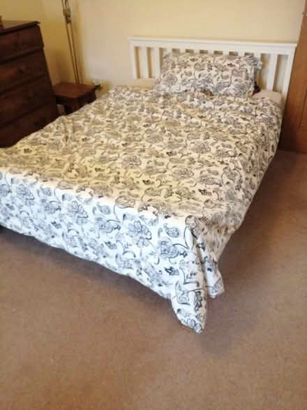 Photo of free Double bed and mattress (Dent LA10) #1