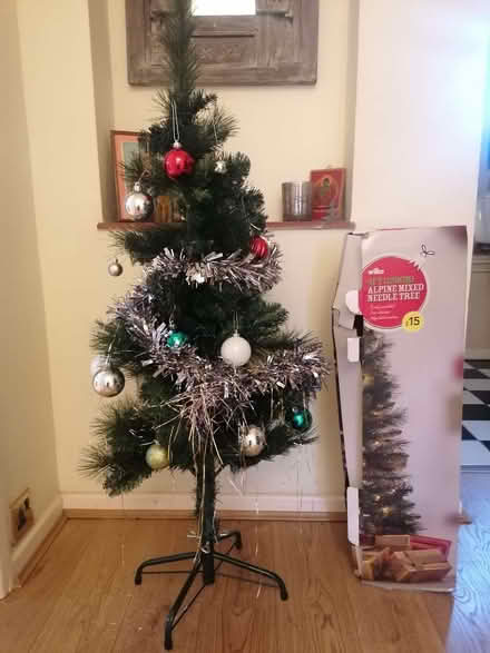 Photo of free Chrismas tree and decorations (Malvern Link WR14) #1