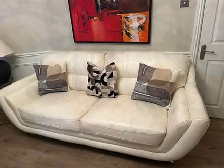 Photo of free Leather sofas and armchair (Southside Rathfarnham) #3