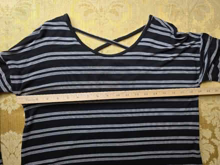 Photo of free B&W Striped Long Sleeve Shirt (Med) (West 7th) #4