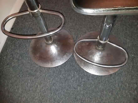 Photo of free old bar stools (Newton Hall DH1) #2