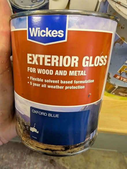 Photo of free Exterior gloss - deep blue for wood/metals (Kidlington OX5) #1