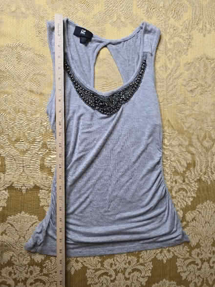 Photo of free Beaded Gray Tank Top (iZ Byer M) (West 7th) #3